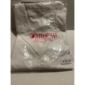 All heart white lap coat new